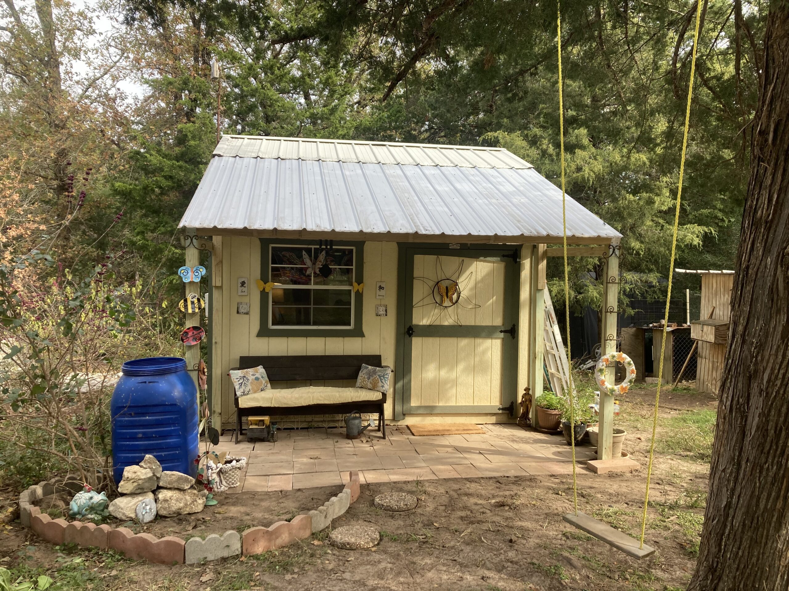Church, Laundry and Decorating the Porch